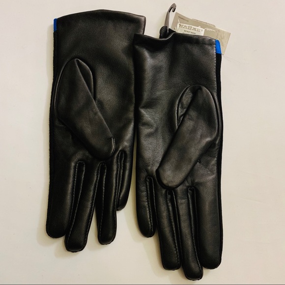 Suede and Leather Gloves - Picture 2 of 3